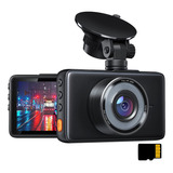 Cámara Para Automóvil 1080p Hd Dashcam+ Tarjeta Sd De 64g