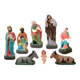 Pesebre De 50 Cm En Caucho Pcv 8 Figuras