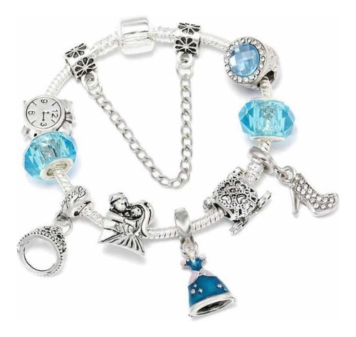 Pulsera Princesa Cenicient Compatible Pandor Swarovsky Eleme