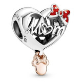 Pandora Original Charm, Mom, Plata De Primera Ley