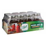 Frasco Ball Mason Jars 32oz. (946ml.) Boca Regular Caja 12pz