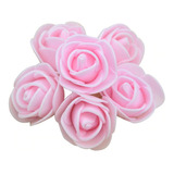 Flores Rosas En Foamy 3 Cm - Foami Paquete X 50 Unidades