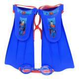 Set De Buceo Dc  Antiparra Y Patas De Rana  4191 Loony Toys