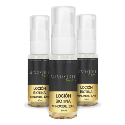 Espuma Minoxidilber Minoxidil 10% Con Biotina Anticaída de 150mL 150g | Meses sin interés