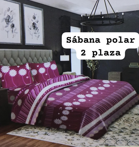 Juego De Sabanas Polar 2 Plazas Con Diseños