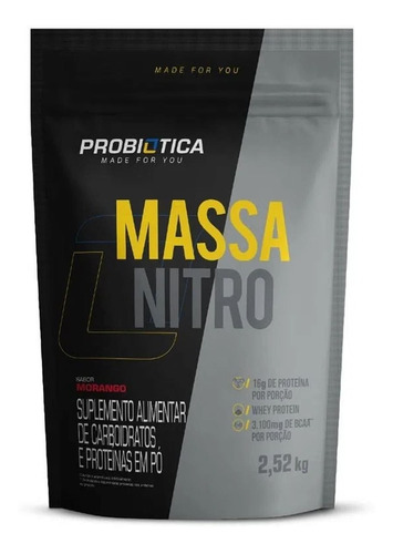 Hipercalórico Massa Nitro 3kg Probiotica