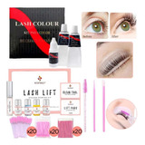 Kit Lifting+ Lash Color Tinte Ceja Pestaña Cepillo Aplicador