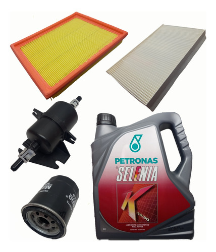 Kit De Filtros Fiat Siena Palio Fire (no Evo) +selenia 15w40