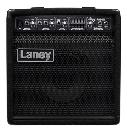 Amplificador Laney Audiohub Ah40 Transistor Multipropósito De 40w Color Negro 220v - 230v