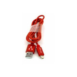 Cable Vorago Cab-209 Dual Micro Usblightning Rojo 1m Bolsa