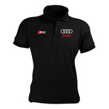 Camisa Gola Polo Audi Rs Malha Piquet Camiseta Qualidade