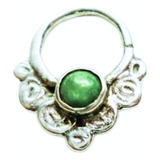 Piercing Nariz Septum Oreja Plata Piedra Original Oferta 