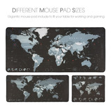 Pad Mouse Mapa Mundo Extra Largo Antideslizante 80 X 30 Cms