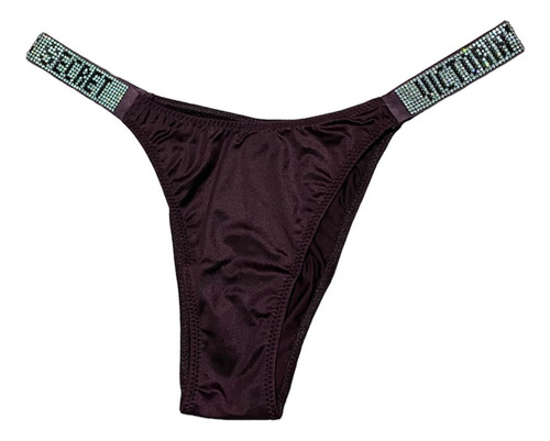 Panty Brazilian Con Tiras Brillantes Victorias Secret 