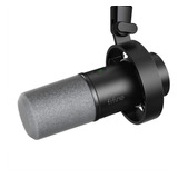 Micrófono Dinámico Fifine K688 Negro Xlr/us Unidireccional