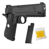 Pistola Airsoft Hi-capa Ops 6 Mm Full Metal Spring Bbs