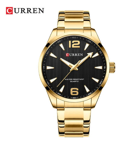 Reloj Para Hombre Curren 8434 8434 Dorado