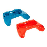 Empuñaduras Pro Para Joy-con (azul/rojo) (2 Unidades)