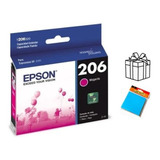 Cartucho Tinta Epson T206 Para Xp-2101 Magenta + Obsequio