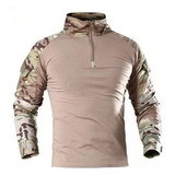 Hombre Uniforme Militar Táctico Hombres Camisa De Combate