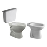 Juego De Baño Andina Ferrum Inodoro, Deposito Dual, Bidet