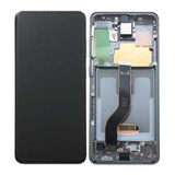 Tela Display Frontal Para Galaxy S20 Plus Oled C/aro + Cola