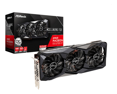 Placa Video Amd Asrock Challenger Pro Radeon Rx 6700 Xt 12gb