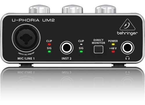 Interfaz De Audio Usb 2x2 Behringer Um2 Economica