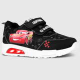 Zapatillas Footy Cars Con Luz Luces Nene Abrojo Disney Pop C