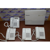 Conmutador Panasonic Kx-ta308 3 Lineas 8 Ext, Con Teléfonos