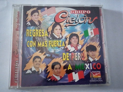 Cd Grupo Ciclón Regresa Con Más Fuerza Provinciano Perú Raro