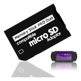 Adaptador Memory Stick Pro Duo Para Micro Sd 