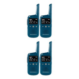 4x Walkie Talkie Handy Motorola T383 40km 22 Canales Uhf