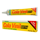 Cola Vinil Extra Adesivo Para Pvc Flexível 75gr Brascola Cor Incolor