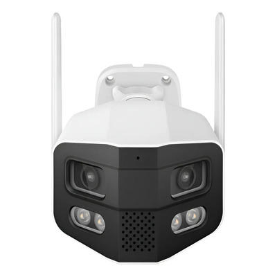 Cámara De Seguridad Wi-fi \u002F Ethernet Panorómica 180° De Dobl Blanco | Meses sin interés