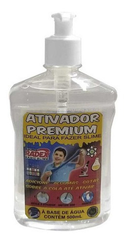Slime Ativador Premium P/cola 500ml. Unidade