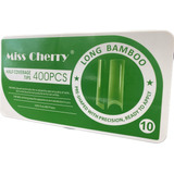 Tips Miss Cherry Long Bamboo Curva C Transparente #10