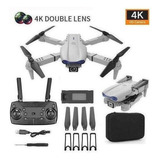 Mini Drone E99 Pro Professional, Dual Camera 4k, 2 Batteries