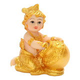 Gold Rush Baby Estatuilla Escultura Estante Tv Gabinete