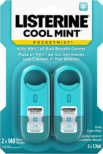 Higiene Bucal | Listerine | Cool Mint | Spray | 2 Pack