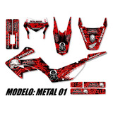 Kit Calcos Gráfica Honda Tornado 2023 - Mate Grueso - Metal 