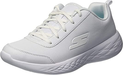 Tenis Skechers Escolar Blanco Comodo Ligero Unisex 82226