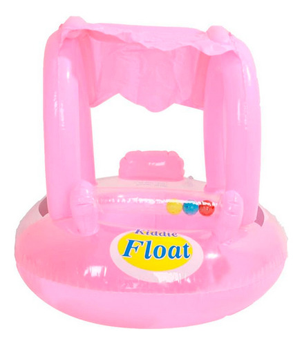 Bonito Flotador De Piscina C/techito Proteccion Uv P/ Bebes