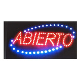 Cartel Led Abierto Importado - Con Envío Gratis