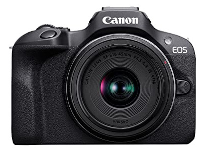 Canon Eos R100 Rf-s18-45mm F4.5-6.3 Es Un Kit De Lentes Stm,