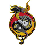 Parche Bordado Dragon Chino Dragon Japones Yin Yang Grande