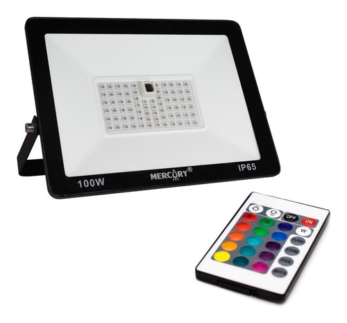 Reflector Led 100w Rgb Multicolor Tipo Tableta Delgado Ip65