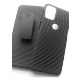 Capinha Para Moto G9 Plus + Suporte + Película 3d Vidro