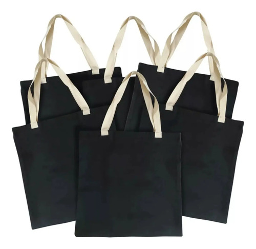 Bolsa De Tela Premium Gabardina (no Manta) 6pz Para Estampar
