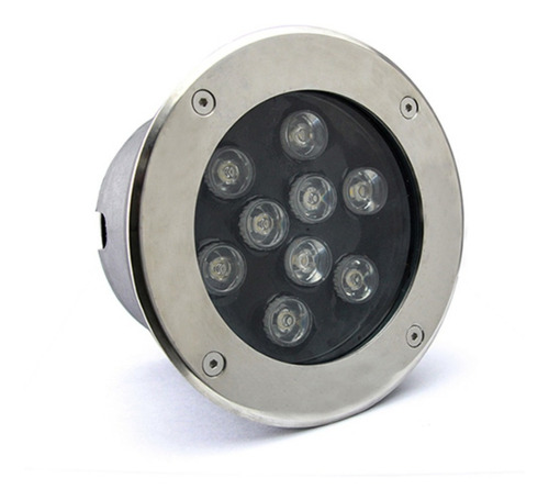 Foco Led Piso 9w Exterior Embutido Luz Calida / Fria